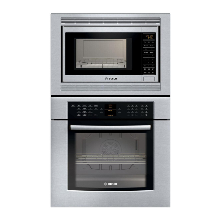 Bosch HBL8550 use and care manual