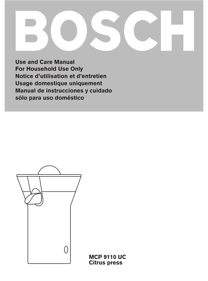 Bosch MCP 9110 UC User manual