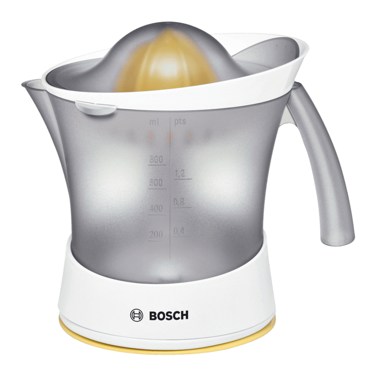 Bosch MCP 3500 User manual