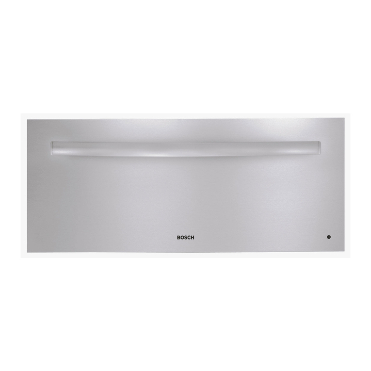 Bosch HWD Series use and care manual