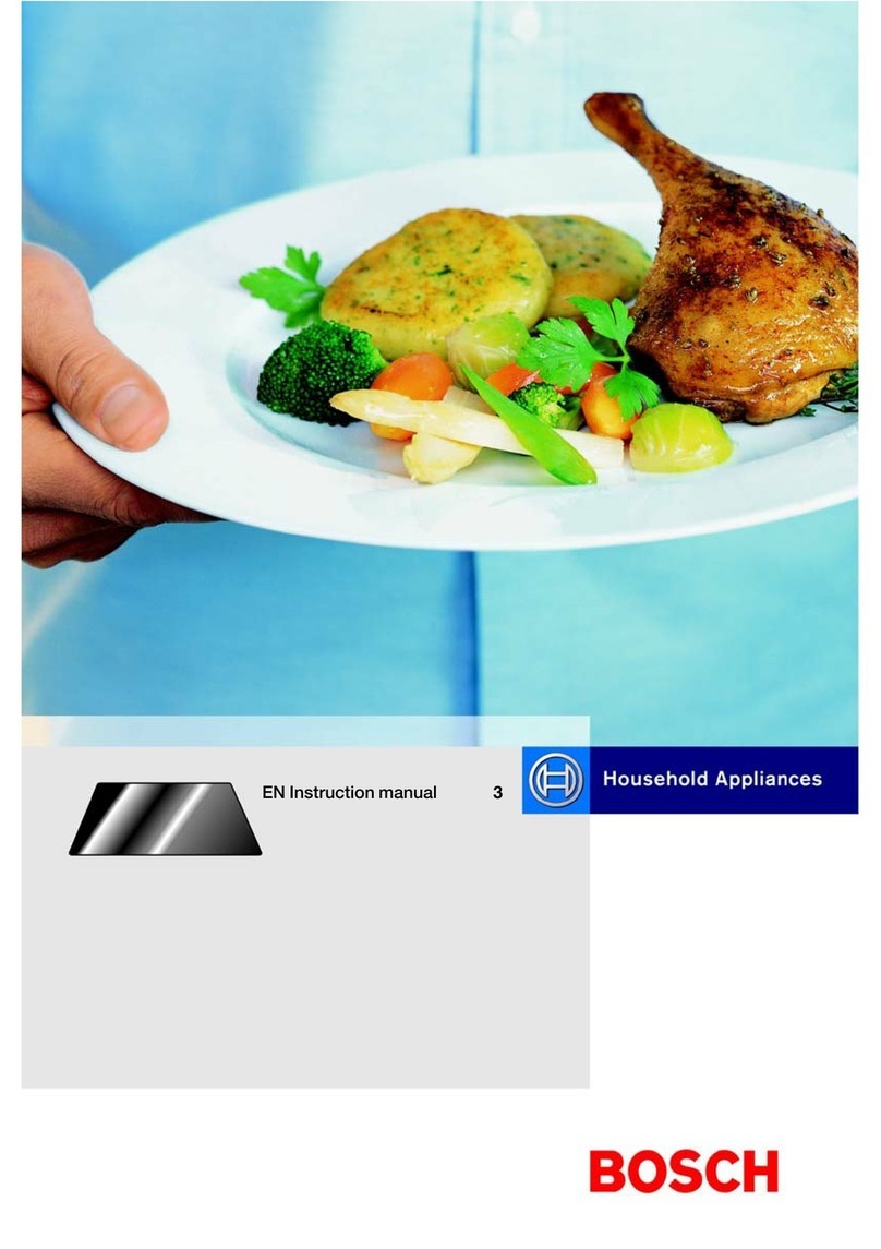 Bosch Hot Plate User manual