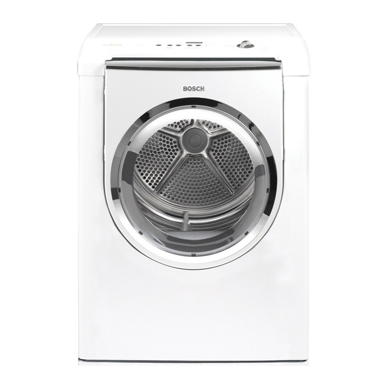 Bosch WTMC8520UC - Nexxt 800 Series Dryer Gas Installation guide Bosch WTMC8520UC - Nexxt 800 Series Dryer Gas Installation guide