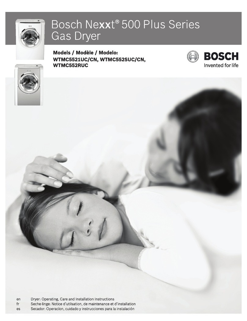Bosch WTMC5521 User manual
