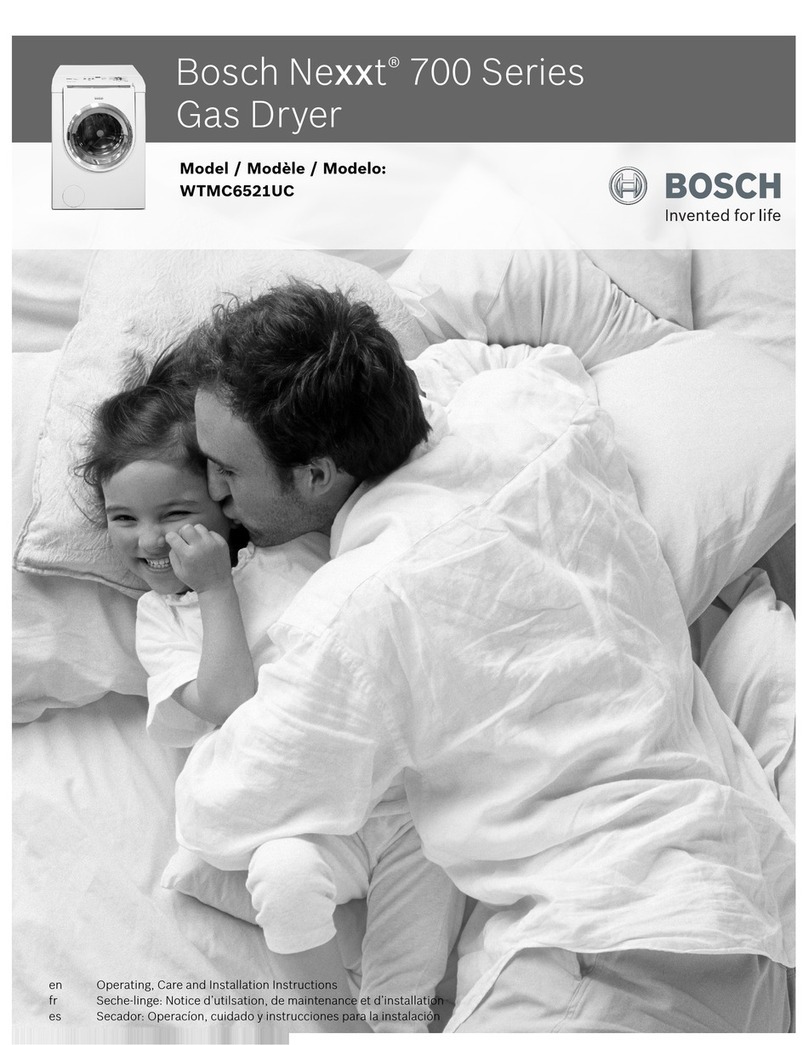 Bosch Nexxt WTMC6521UC Installation guide