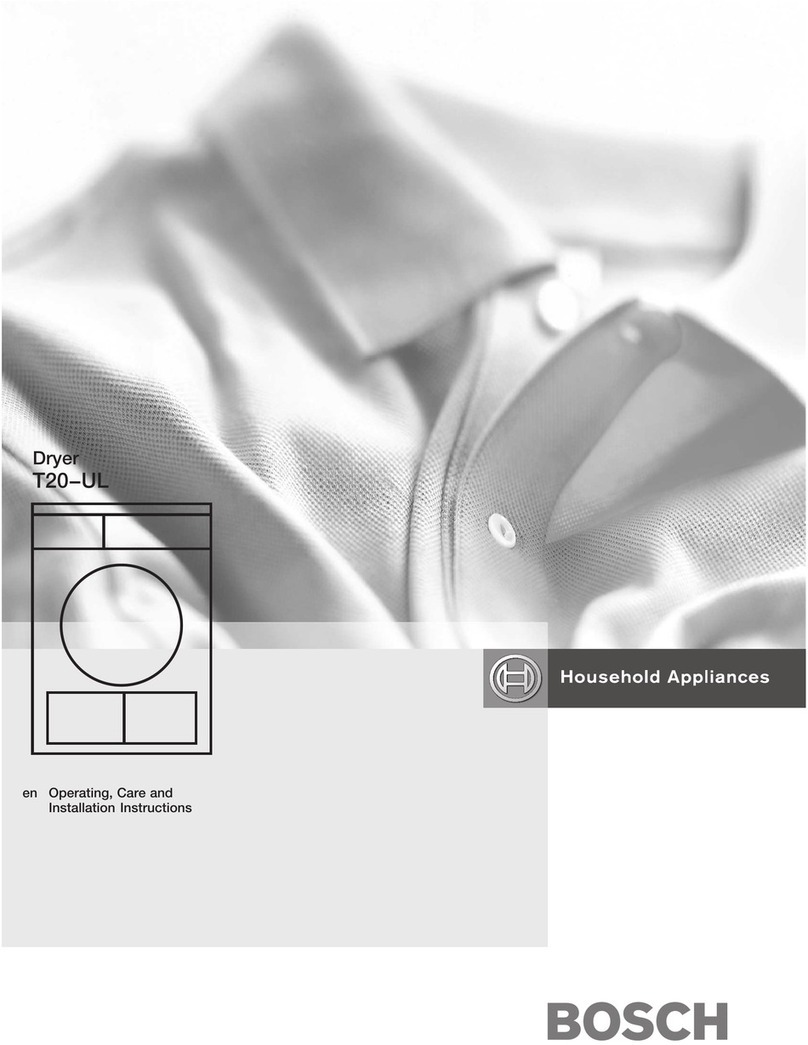 Bosch T20-UL Operating and installation instructions