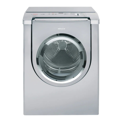 Bosch Dryer User manual