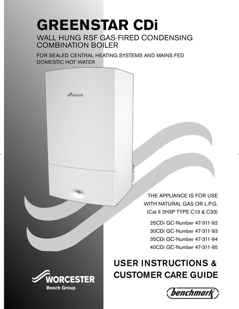 Worcester GREENSTAR CDI C13 User manual