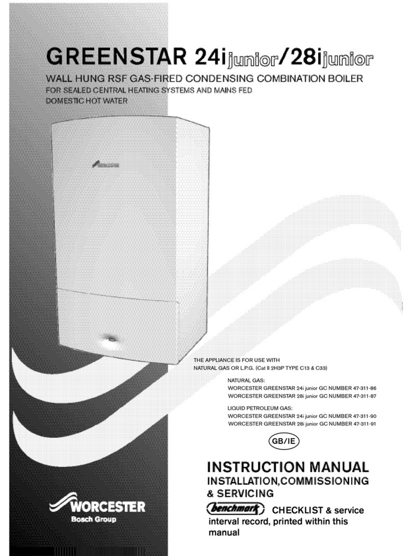 Worcester GREENSTAR 24i junior User manual