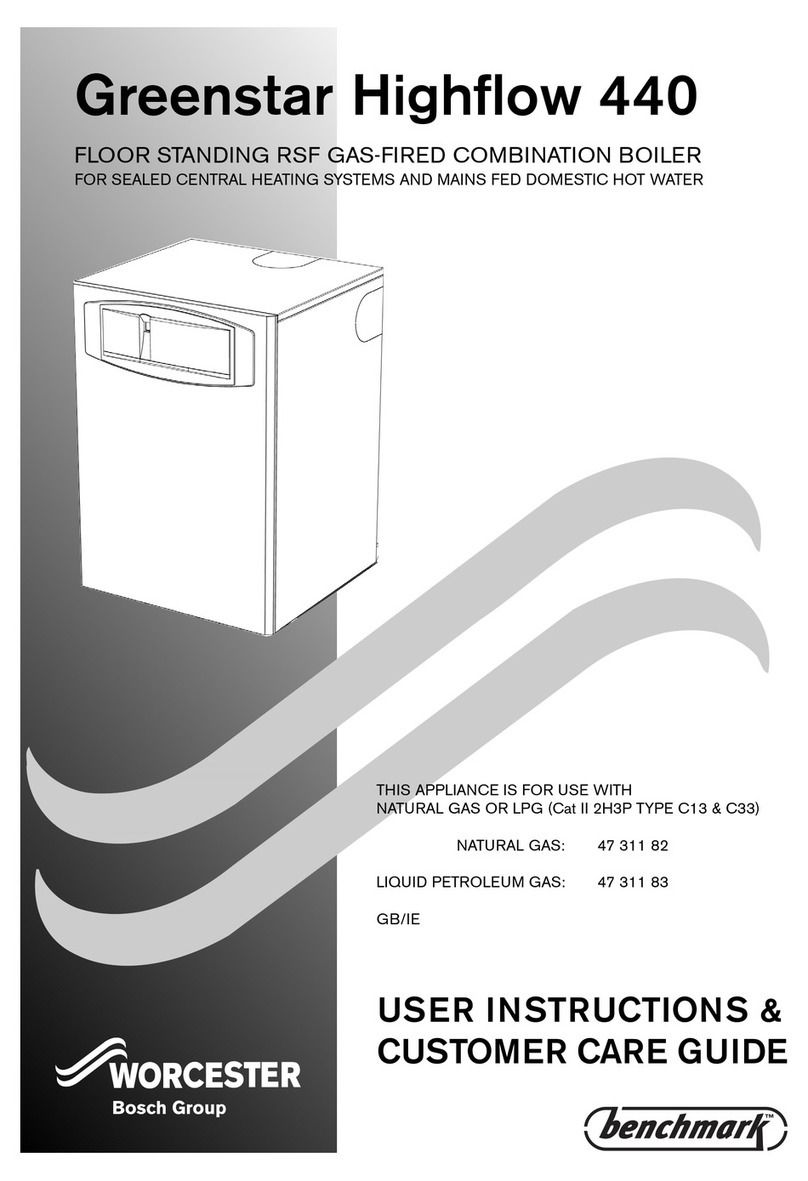 Bosch GREENSTAR HIGHFLOW 440 User manual