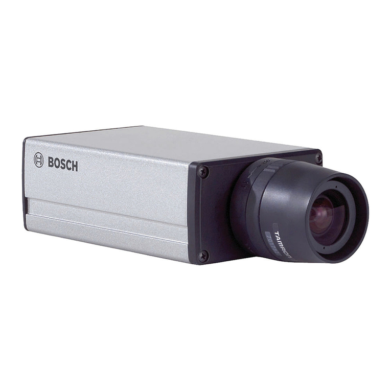 Bosch MegaPixel NWC-0800 User manual