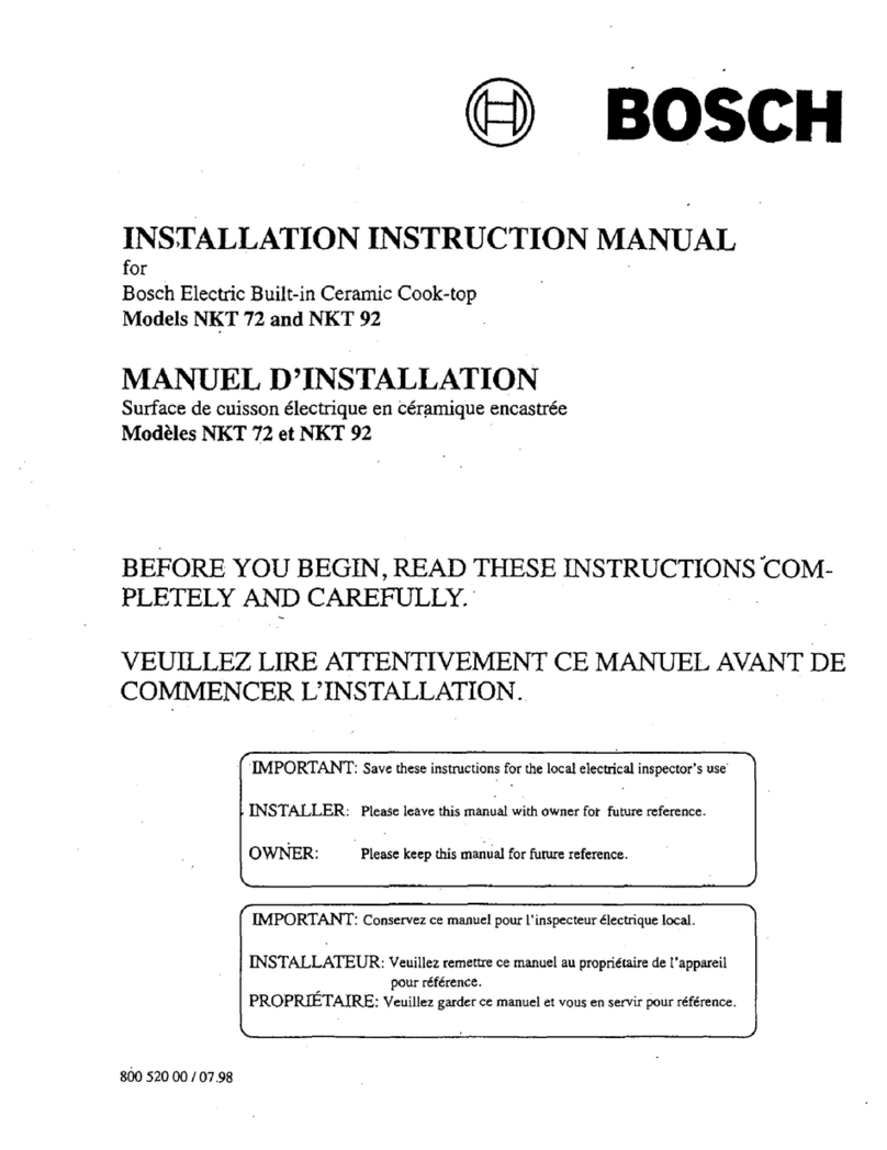 Bosch NKT 72 User manual