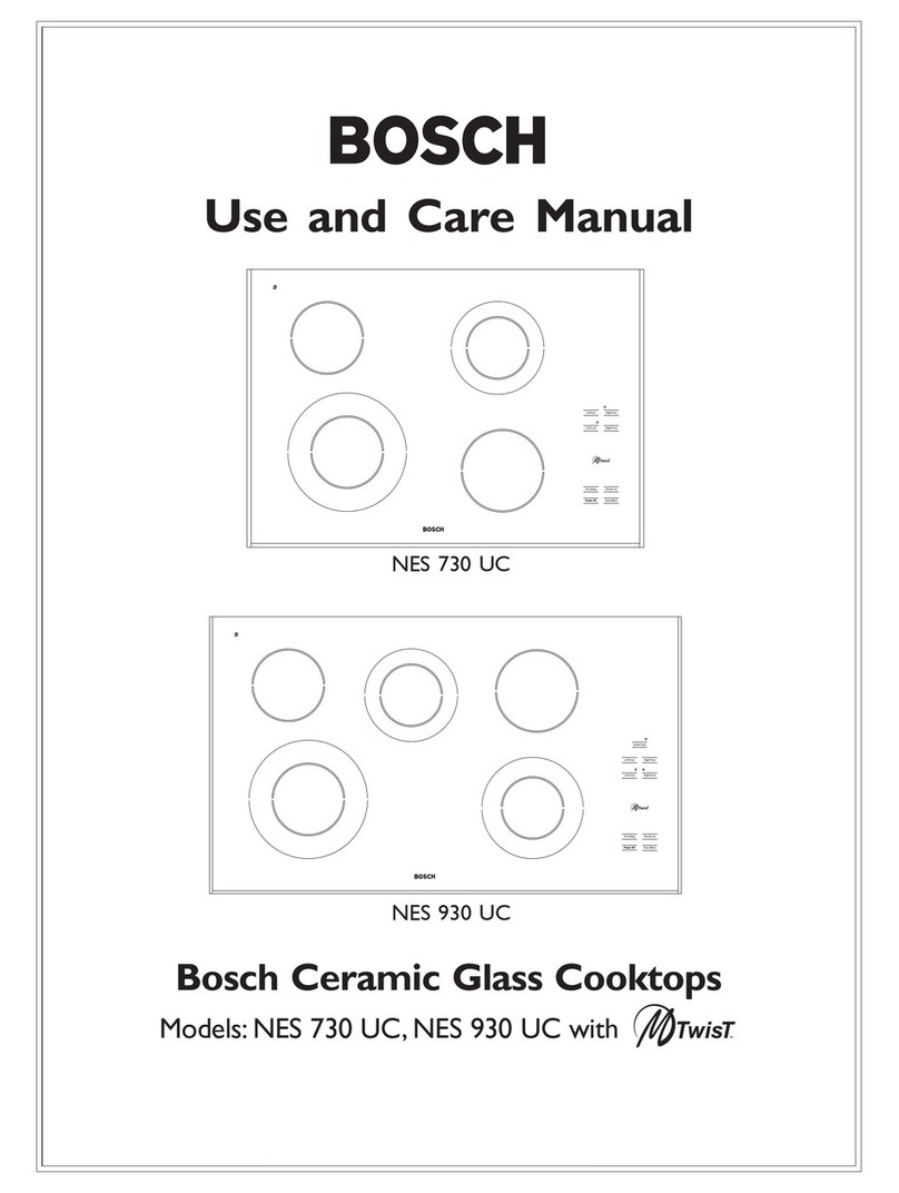 Bosch NES 730 UC use and care manual