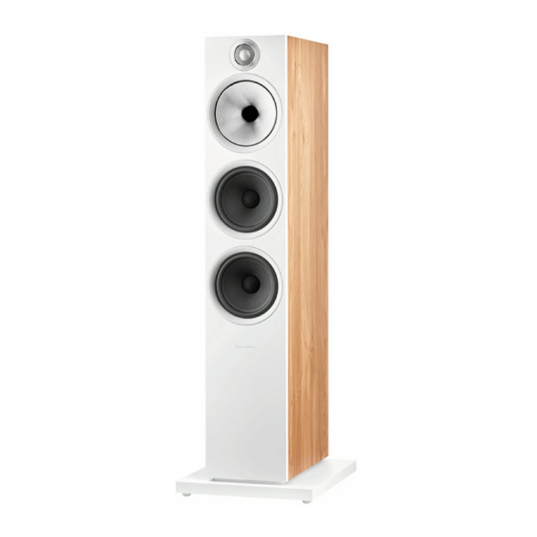 Bowers & Wilkins 603 S2 User manual