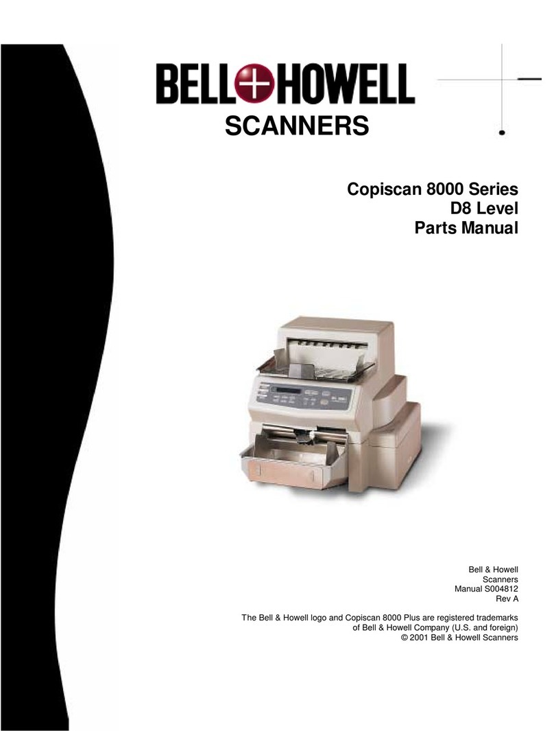 Bell and Howell 8000 parts manual