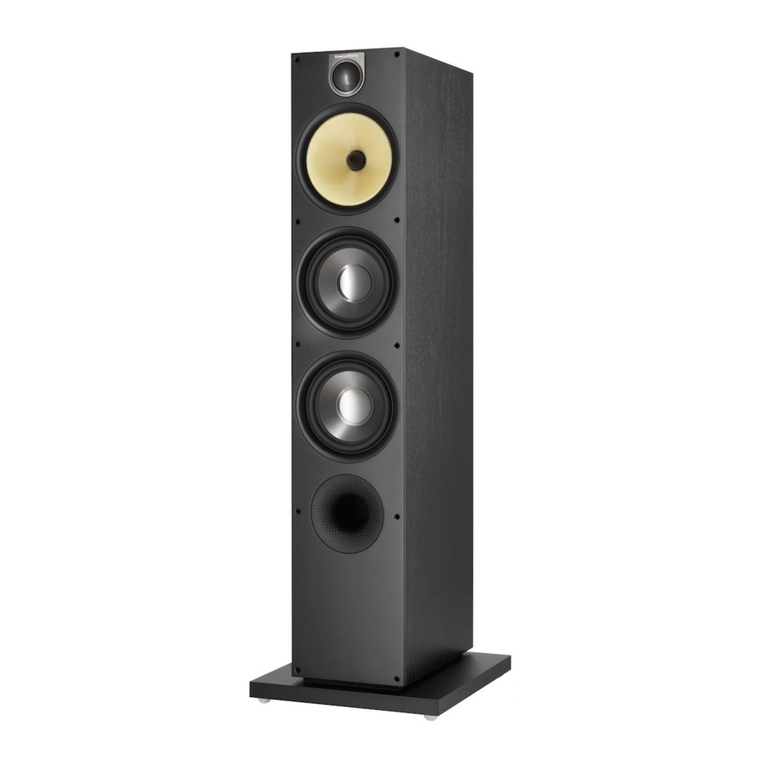 Bowers & Wilkins 600 User manual Bowers & Wilkins 600 User manual