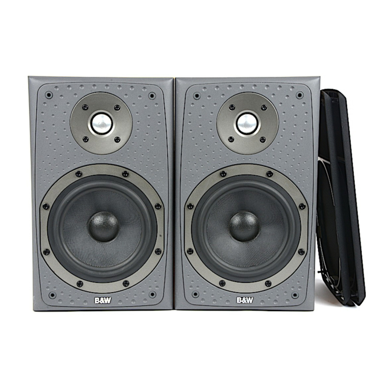 Bowers & Wilkins 300 Series Specification sheet