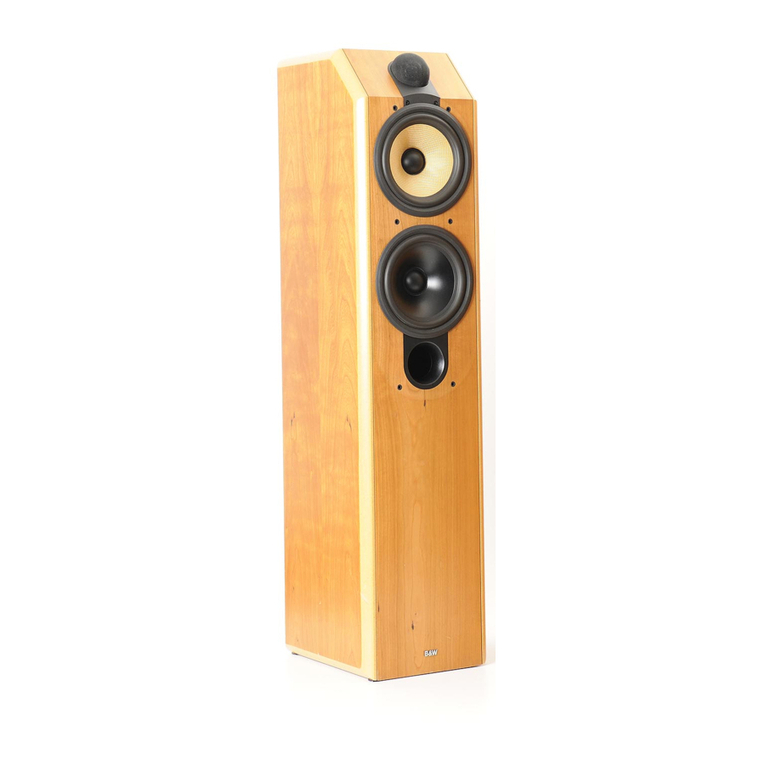 Bowers & Wilkins CDM7 SE owner's manual