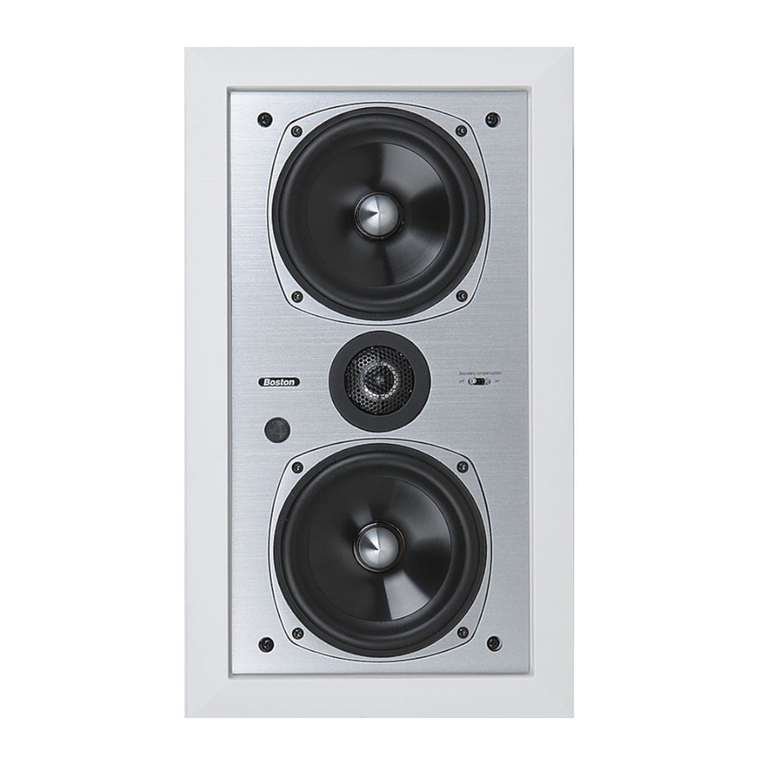 Boston Acoustics VRi553 User manual