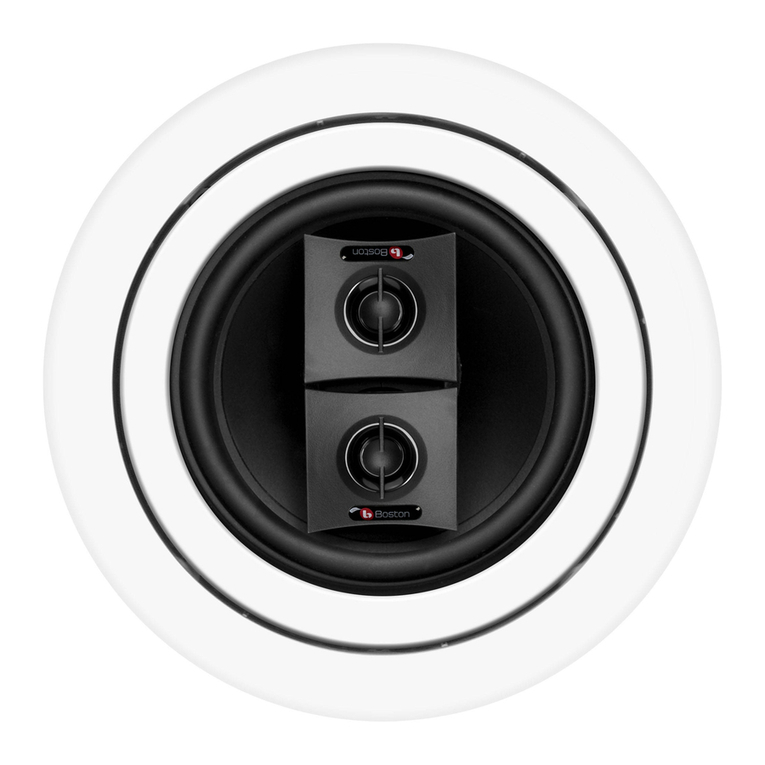 Boston Acoustics HSi H460T2 user manual