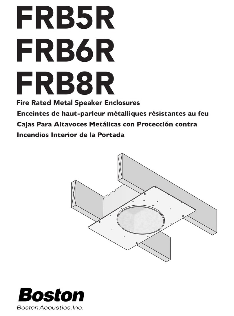 Boston Acoustics FRB5R installation guide