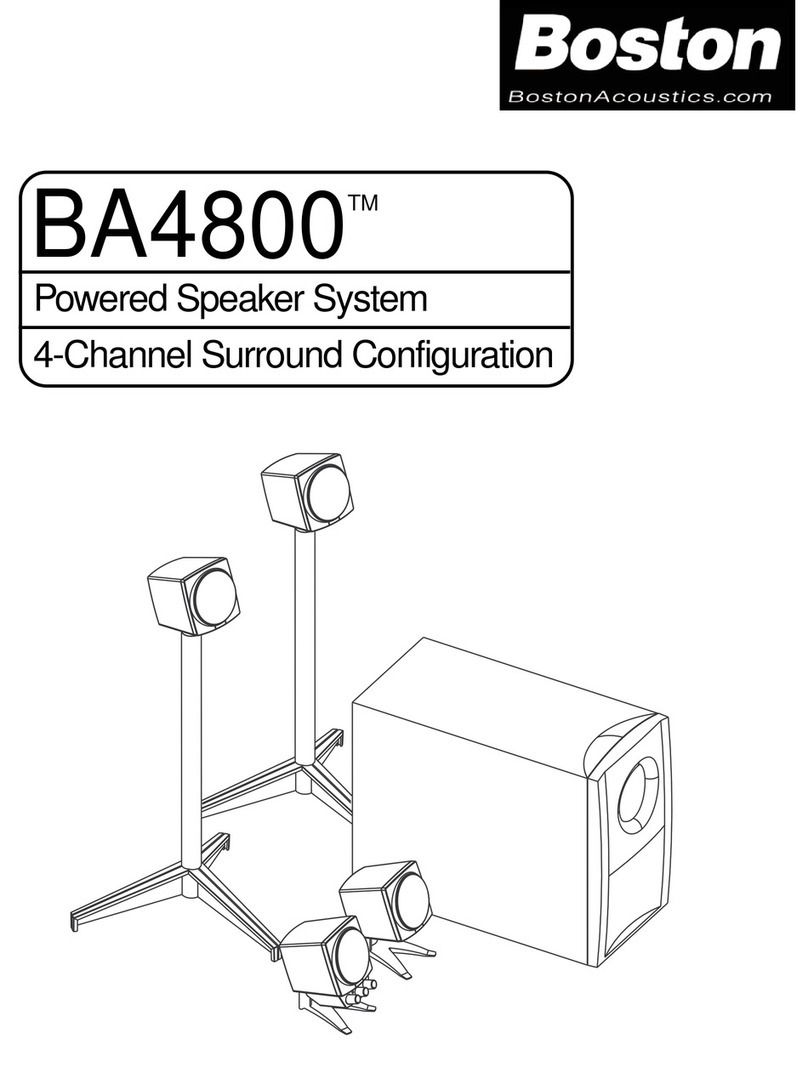 Boston Acoustics BA4800 user guide