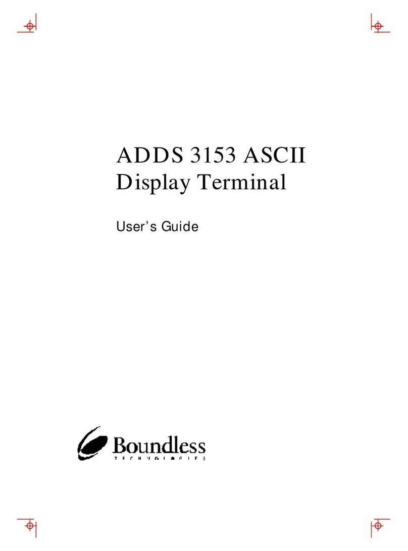Boundless ADDS 3153 ASCII User manual