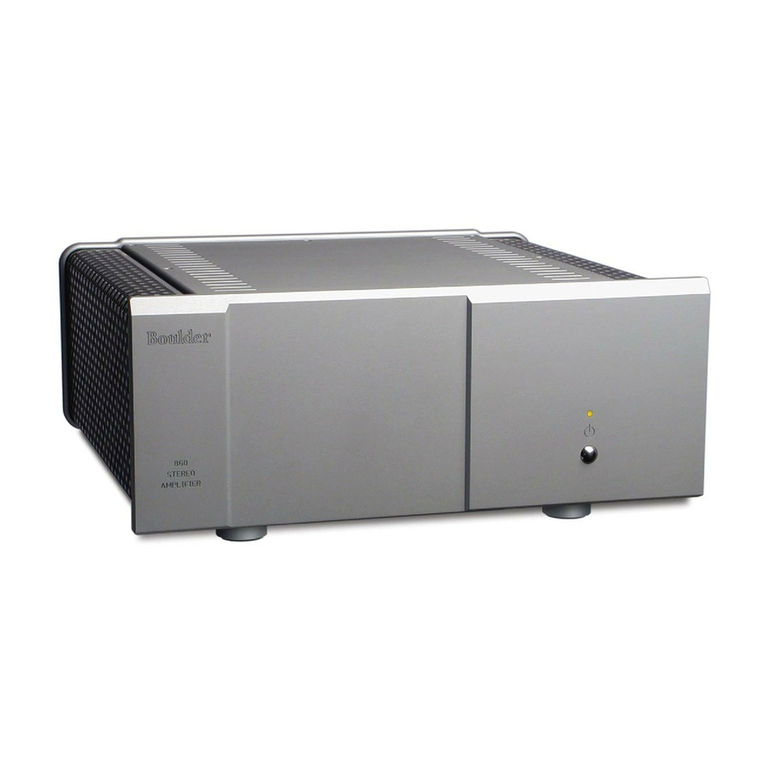Boulder 860 User manual