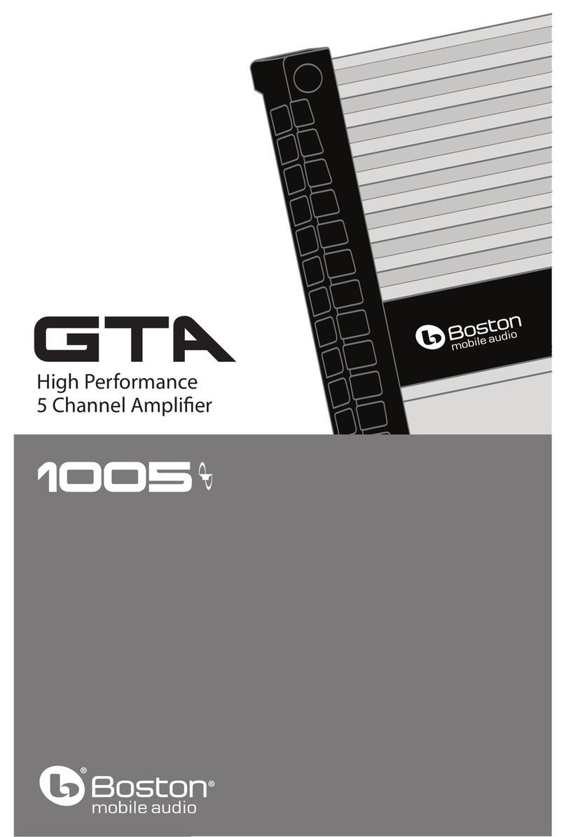 Boston Mobile Audio GTA-1005 user manual