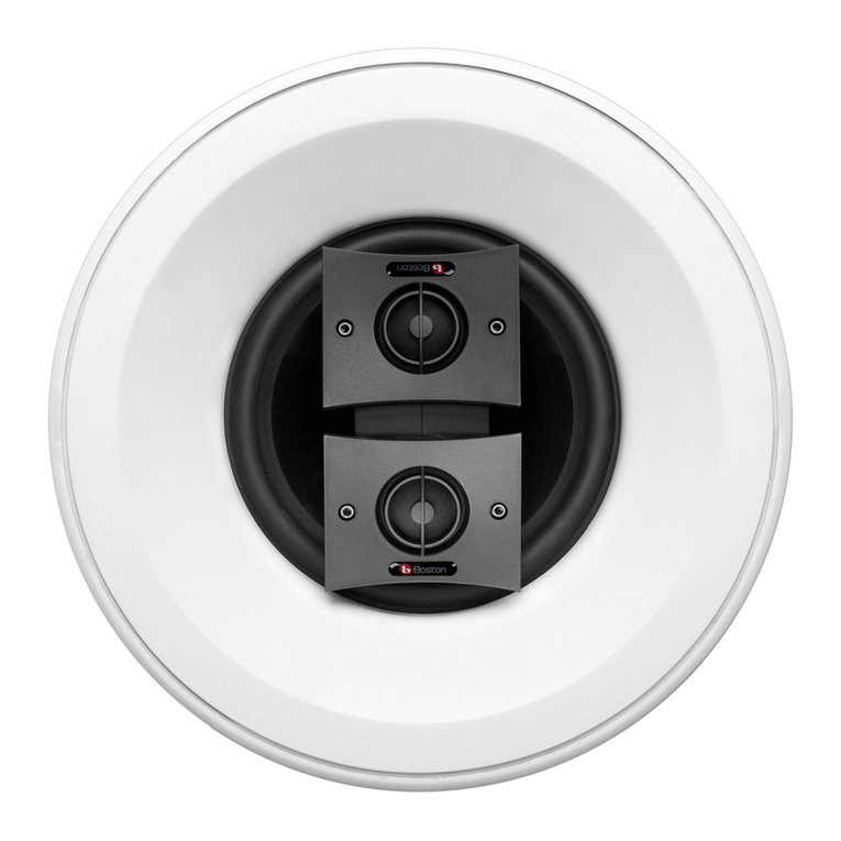 Boston Acoustics VSi 580T2 product manual