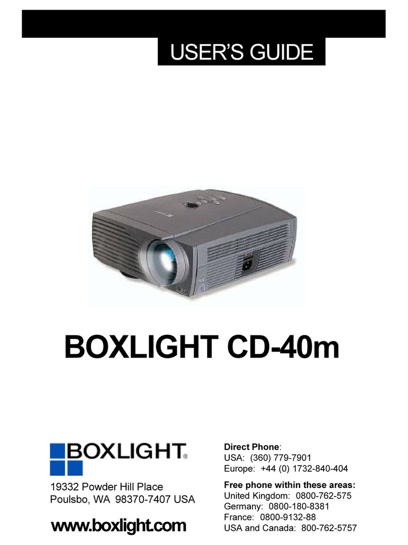 BOXLIGHT CD-40m User manual