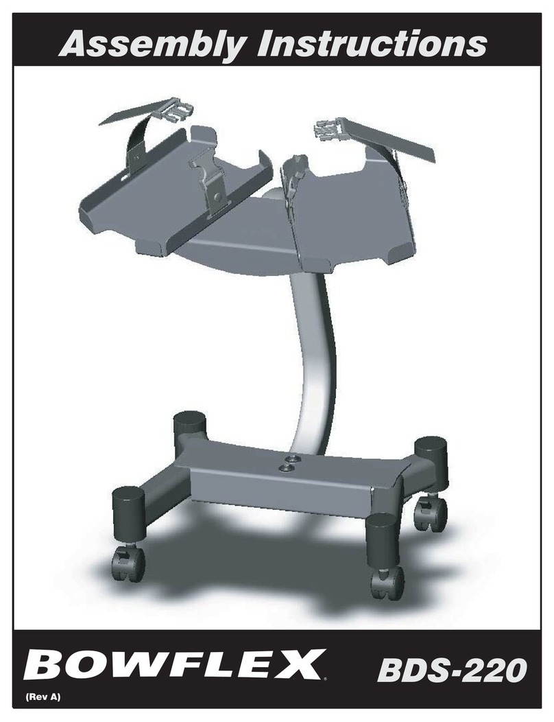 Bowflex BDS-220 User manual
