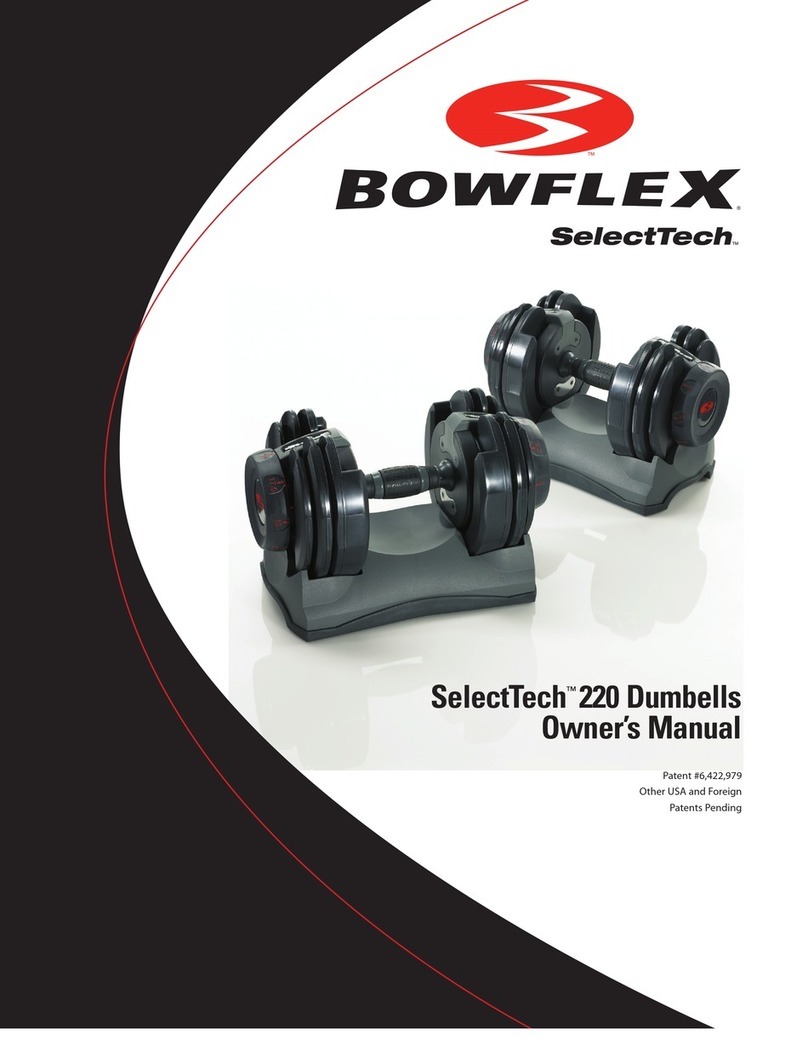 Bowflex SelectTech ST220 User manual Bowflex SelectTech ST220 User manual