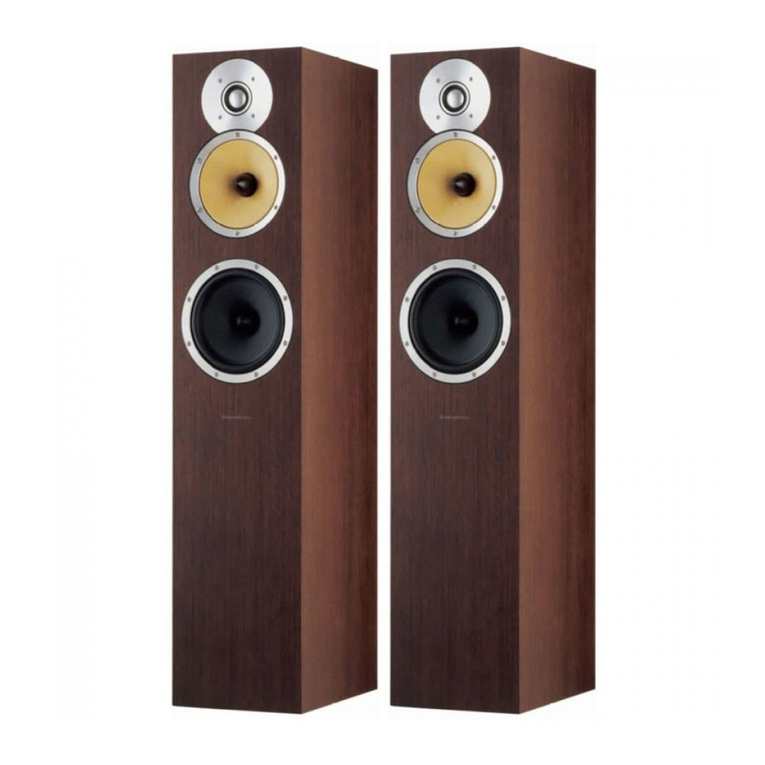 Bowers & Wilkins CM7 User manual Bowers & Wilkins CM7 User manual