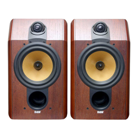 Bowers & Wilkins CDM 2 SE owner's manual