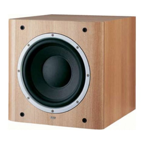 Bowers & Wilkins ASW 650 Specification sheet