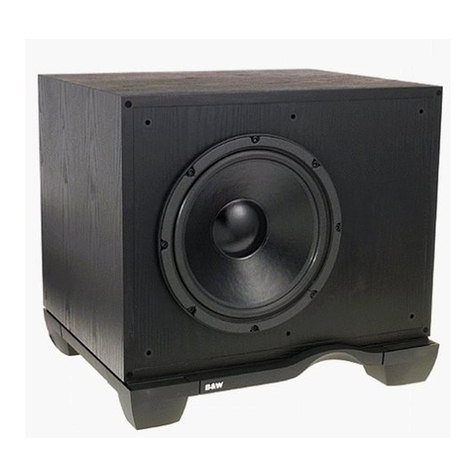 Bowers & Wilkins ASW2000 owner's manual
