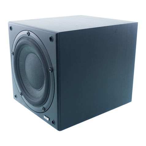 Bowers & Wilkins ASW 2500 owner's manual