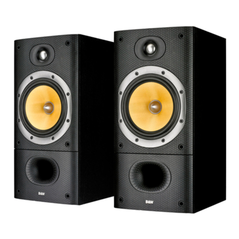 Bowers & Wilkins DM 601 S2 owner's manual