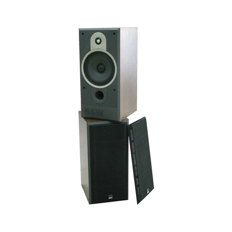 Bowers & Wilkins DM560 User manual
