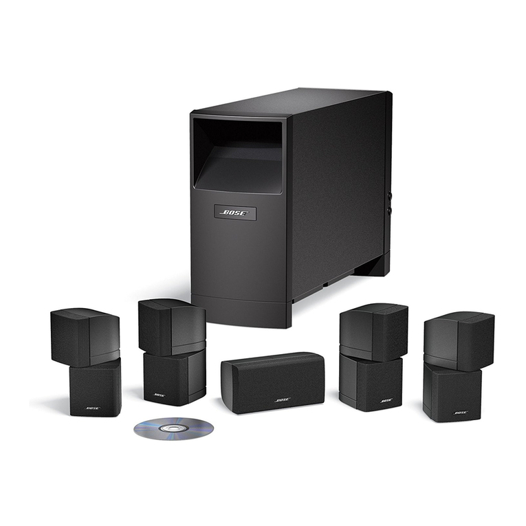 Bose Acoustimass 6 Series II User manual