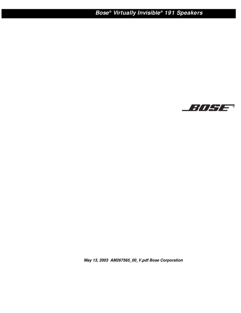 Bose AM267565 user guide