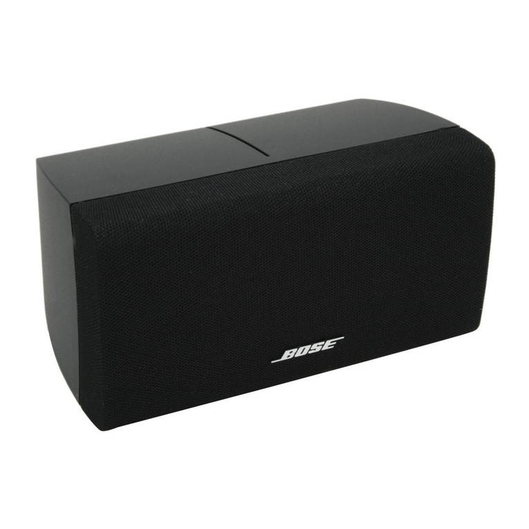 Bose Acoustimass 16 Series II owner's guide
