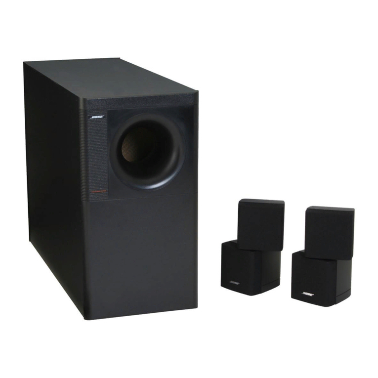 Bose Acoustimass 5 owner's guide