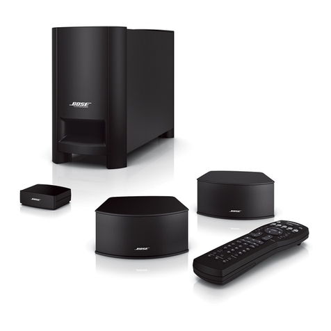 Bose CineMate GS Series II User manual