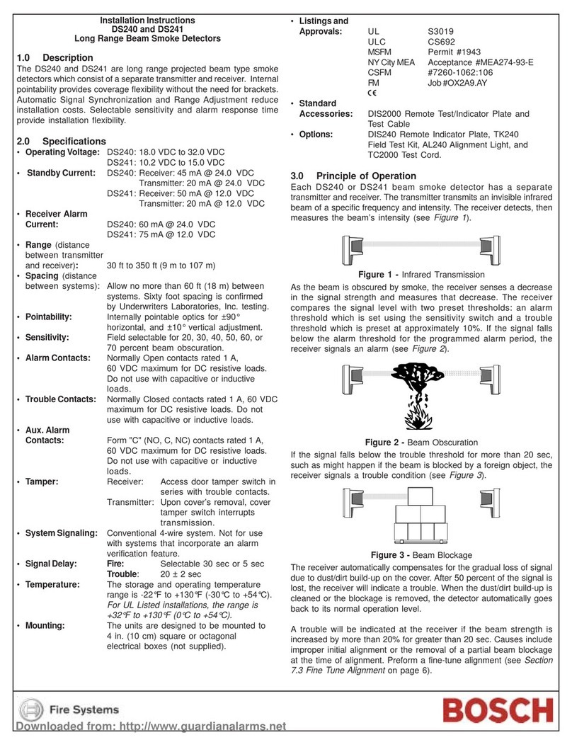 Bosch DS240 User manual