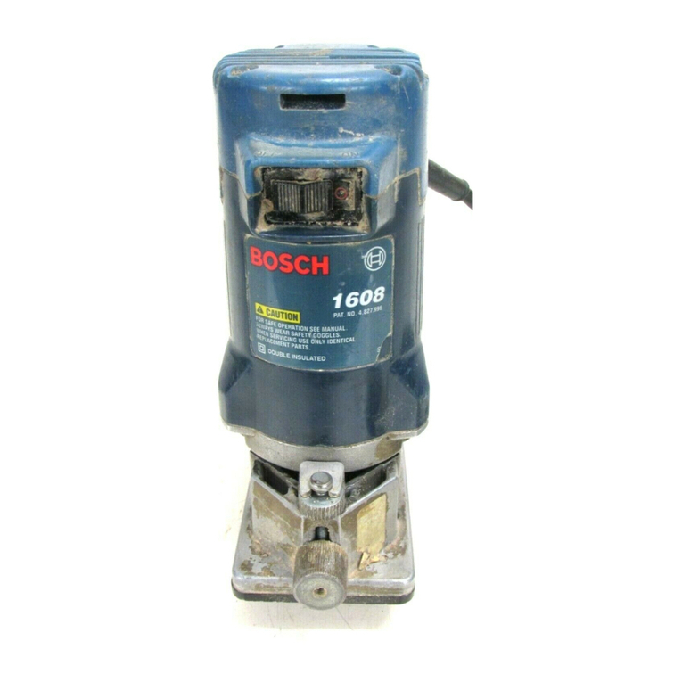 Bosch 1608LX User manual