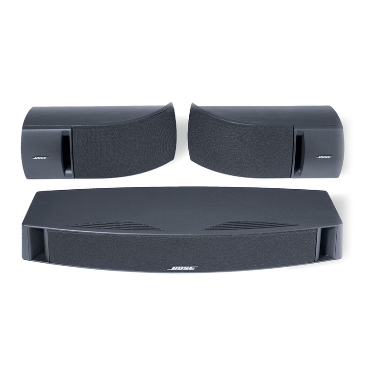 Bose VCS-10 owner's guide
