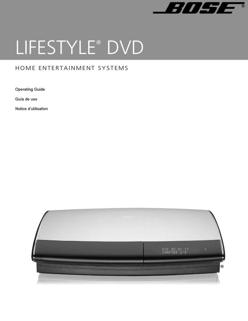 Bose LIFESTYLE 289328 User manual