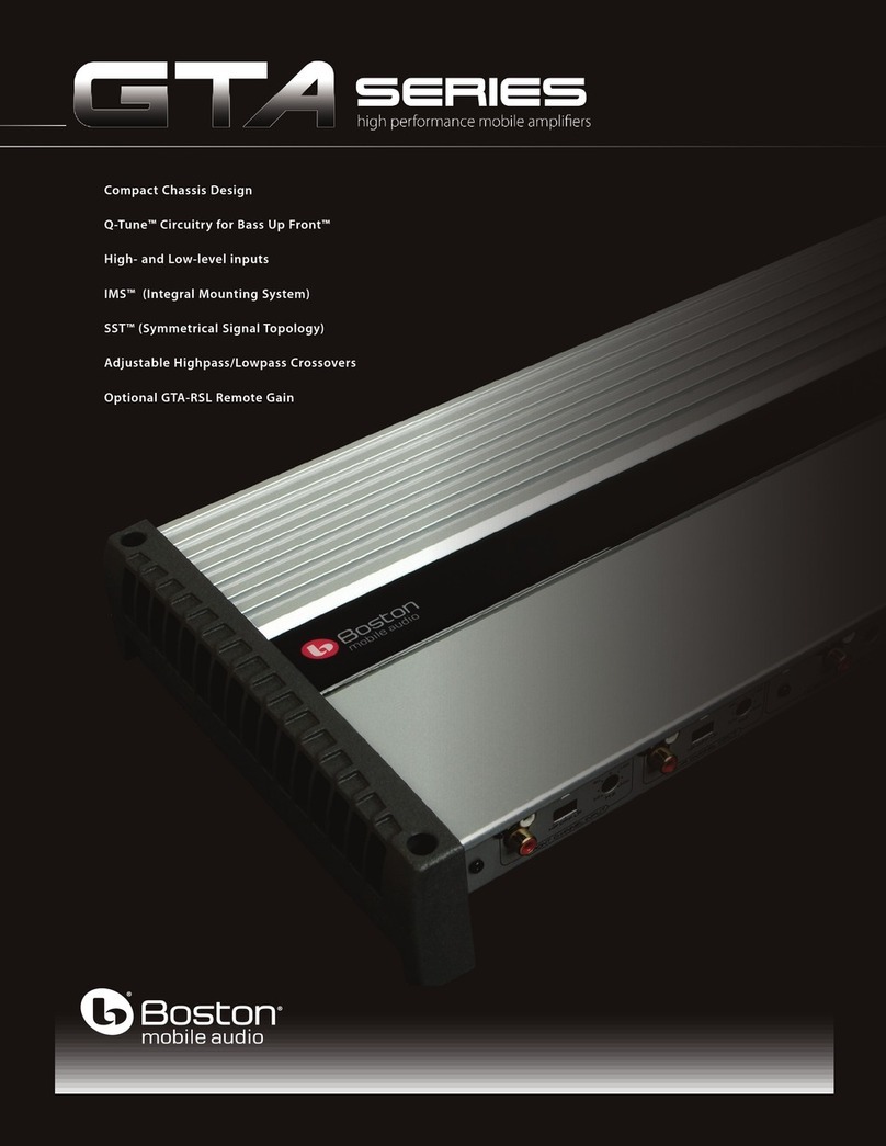 Boston Acoustics GTA-1005 Brochure & specs