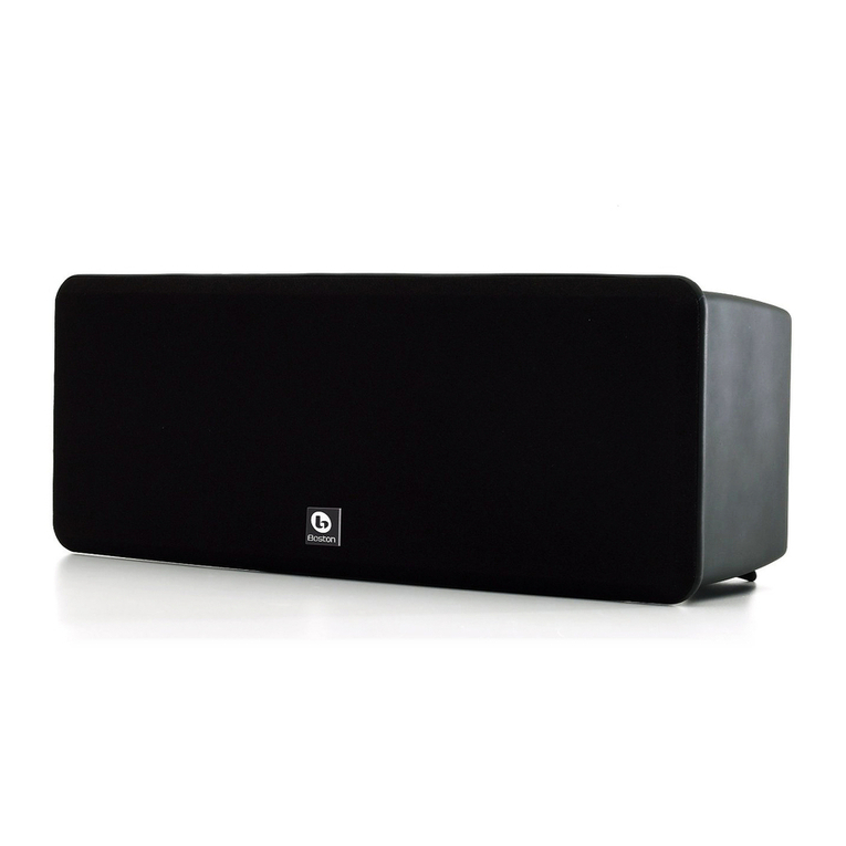 Boston Acoustics Horizon HS 225 User manual
